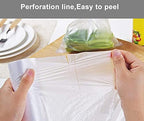 9.8 X 13.8 Inch Plastic Produce Bags Roll, 1000 Bags of 1 Big Roll for Fruits, Vegetable, Bread, Clear Kitchen Food Storage Bags (Medium)