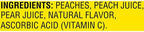 Del Monte Yellow Cling Sliced Canned Peaches in 100% Juice, 15 oz Cans (Pack of 4)