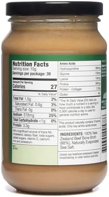 ABBCo Beef Bone Broth Concentrate, Made with New Zealand Beef, Halal, Savoury Cooking Stock Base for Soups, Gravies & Sauces, Just Add Hot Water.