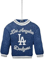 FOCO - MLB Baseball Team Color Holiday Sweater Resin Xmas Christmas Tree Hanging Ornament (Los Angeles Dodgers - Shohei Ohtani)