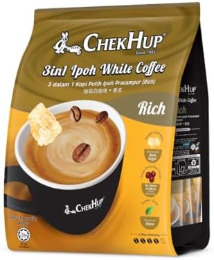 Malaysia Chek Hup 3 In 1 Ipoh White Coffee- King (12 sachets x 40g) (4)