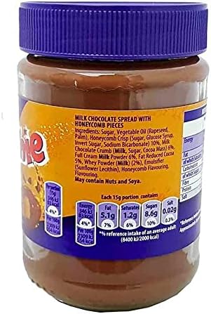 Original Cadbury Crunchie Chocolate Spread Imported From The UK England British Crunchie Chocolate Spread British Choclate Spread