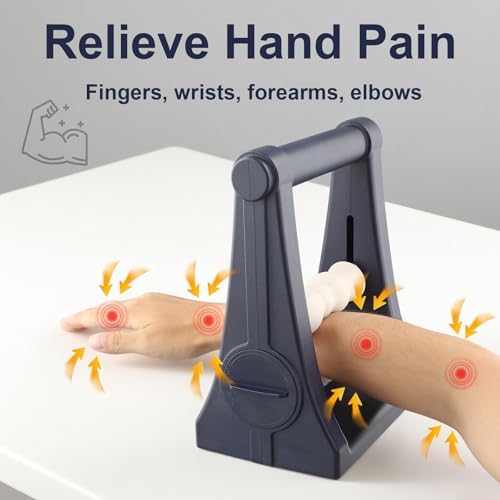 PebblePulse Forearm Massager – Adjustable Pressure Forearm Massager for Tennis Elbow Relief, Self-Massage Roller for Muscle Recovery, Pain Relief, Physical Therapy & Daily Hand Care