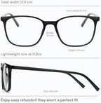 Gaoye Ultralight Blue Light Glasses for Women - Computer Protection Glasses for All Day Comfort - Anti UV Glare & Eyestrain