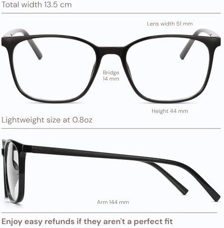 Gaoye Ultralight Blue Light Glasses for Women - Computer Protection Glasses for All Day Comfort - Anti UV Glare & Eyestrain