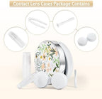 Contact Lens Case, Travel Contact Lens Cases Cute Contact Case and Solution Perfect for Daily Travel Outdoor