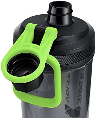 VOLTRX Shaker Bottle, Gallium USB C Rechargeable Electric Protein Mixer, Shaker Cups for Protein and Meal Replacement Shakes, BPA Free, Made with Tritan, 24oz