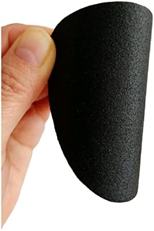 Sneaker Toe/Heel Prevention Repair, Shoe Hole Toeburst Patch/Insert, Wear Self-Adhesive, 1pairs of Black and 1 Pair of White