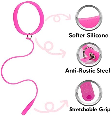 SIVOTE Lash Tweezers Holder Protector, Silicone Wristband, Tweezer Delighter, Lash Extension Supplies, Pink