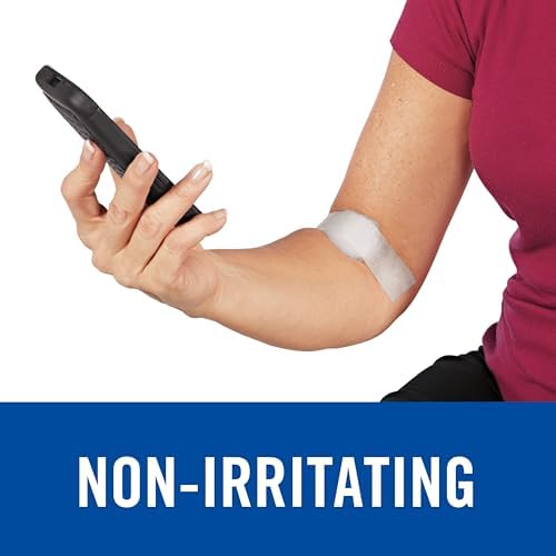 Nexcare Gentle Paper Medical Tape, 1 Inch x 10 Yards (2 Rolls) – Hypoallergenic First Aid Surgical Tape for Sensitive Skin, Latex-Free