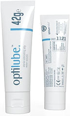 OptiLube Tubes (42g x12) - Sterile Lubricating Jelly for Insertion of Medical Devices in 5g, 42g, 82g, and 113g Tubes, Water Soluble Lubricant with Easy-to-Use Flip Cap (42g x12)