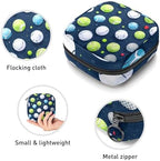 Sanitary Napkin Storage Bag for Women Cute, Feminine Menstruation Pad Holder for Period, Portable Zipper Menstrual Pad Bags Tennis