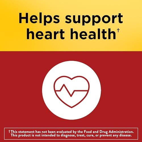 Nature Made CoQ10 100mg Softgels, Dietary Supplement for Heart Health Support, 120 Softgels, 120 Day Supply