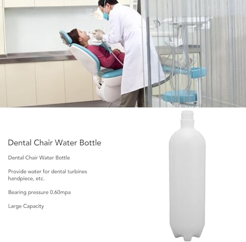 AYNEFY Water Storage Bottle, Transparent, 1000ML, Dental Chair, Reusable, Plastic, Standard Bottle