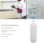 AYNEFY Water Storage Bottle, Transparent, 1000ML, Dental Chair, Reusable, Plastic, Standard Bottle