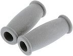 Crutch Hand Grip Replacement, 2 Pack Cane Crutch Handgrips Soft Rubber Crutches Handle for Most Standard Aluminum Crutches, Replacment Cushion Tops Axillary Support Double Crutches Accessories