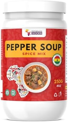 Motherland Goods Pepper Soup Spice Mix – Authentic West African Blend – All-Natural Seasoning for Soups, Stews &– No Artificial Additives (8 Oz)