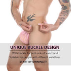 Men's Lace Sissy Thong Panties Sexy Low Rise T-back G-string Underwear Sheer Gay Lingerie Crossdresser