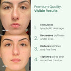 PLANTIFIQUE Jade Roller & Gua Sha Set – Real Jade Facial Tools for Skin Care Routine – Certified Face Massager for Radiant Skin