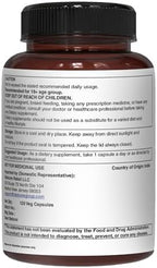 Pure Nutrition Triple Ginseng 650mg | 120 Caps | Complex for Men and Women | Highly Effective Combination of Red, American and Siberian Ginseng. Non GMO