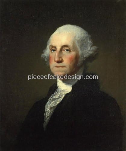 8" Round ~ George Washington ~ Edible Cake/Cupcake Topper!!!
