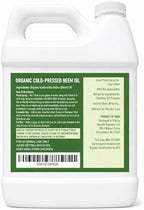 Verdana Organic Neem Oil – Cold Pressed, 100% Pure Neem Seed Oil, Concentrated Multi-Purpose Oil for Skin, Hair & Plant Use, No Additives - 32 Fl Oz