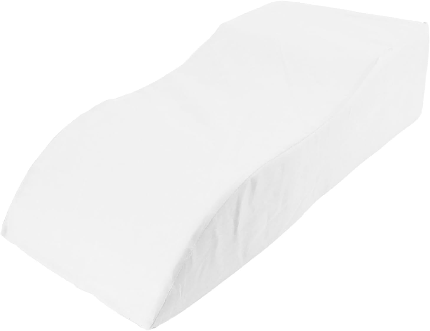AUNMAS Leg Elevated Pillow, S Shape Leg Pillow Foam Leg Support Pillow Portable Wedge Pillow for Rolling Over Discomfort Relief (White)