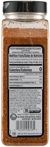 McCormick Grill Mates Fiery Habanero & Roasted Garlic Seasoning, 24.87 oz