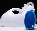 Urinals for Men and Women, 2000ml Portable Urinal Spill Proof Thick Firm Female Male Pee Bottle Urine Collection Container for Elderly Incontinence Home Hospital Emergency Camping Car Travel (White)