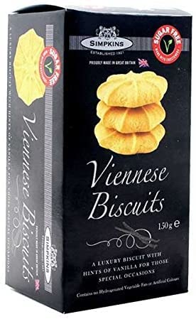 Simpkins Sugar Free Viennese Biscuits 150g (6 Pack)
