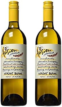 Fusion Napa Valley Verjus Blanc: Juice of Unripe Grapes, 25.35 fl.Ounce (750 ml) (2 Pack)