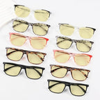 Eyekepper 10-pack Blue Light Block Glasses Women - Fashion Computer Reading Glasses Yellow Tinted +1.00