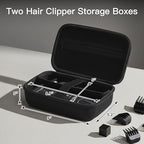 SMYV Barber Bags for Clippers and Supplies, Sturdy Clipper Storage Case for Barber Accessories, Hair Trimmer Organizer for Men Razor Guard Grooming Kits (Case Only)