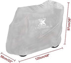 X AUTOHAUX Mobility Scooters Covers Waterproof Windproof All Weather Wheelchairs Cover 190T Polyester