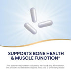 Nature's Way Calcium & Magnesium Mineral Complex, Supports Bone Health & Muscle Function,* 750 mg per 3-Capsule Serving, 250 Capsules (Packaging May Vary)