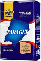 Taragüi Yerba Mate No Stems, 1kg - 2.2 lbs (Blue Pack)