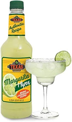 Texas Roadhouse Authentic Margarita Drink Mix, Ready to Use, 1 Liter Bottle (33.8 Fl Oz), Individually Boxed