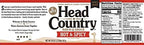 Head Country Bar-B-Q Sauce, Hot & Spicy | Soy Free, Gluten Free Spicy BBQ Sauce With No Added Preservatives | Spicy & Tangy Championship Barbecue Sauce For Pizza, Spuds & Wings | 20 Ounce, Pack of 1