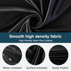 Beard Bib Beard Apron, Beard Bib Hair Catcher for Men Shaving, Non-Stick Beard Bib Apron for Men with Strong Suction Cups, Gifts for Men Husband, Grooming Kit for Men - Black