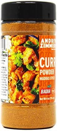 Badia Andrew Zimmern Curry Powder Madras Style, 4 oz - Madras Hot Curry
