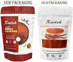 Raslok 100% Pure Kashmiri Chilli Powder 100gm - 3.52oz (Deggi Mirch, Low Heat) || Ground Indian Spices || Indian Origin || Traditional & all natural Indian Spice blend