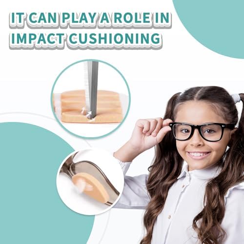 EVA Foam Nose Pads for Glasses, 24 Pairs Non Slip and Hypoallergenic Replacement Pads, Ultra Soft and Lightweight Cushions for Eyeglasses,Sunglasses