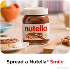 Nutella Hazelnut Spread with Cocoa, Creamy Hazelnut Spread, Breakfast Favorite, 35.3 oz Jar