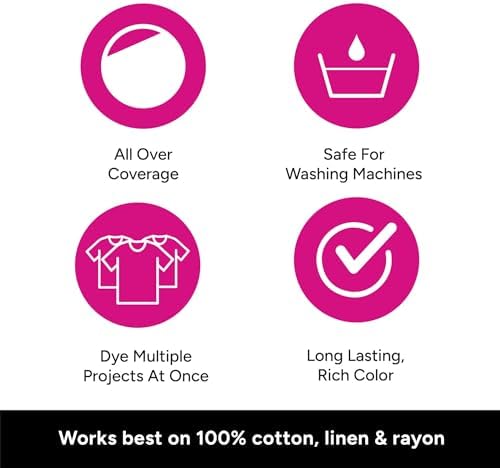 Tulip Fabric Dye Pod Blackout (Black), Permanent Dye for Clothes and Fabric