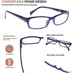 Eyekepper 4 Pack Reading Glasses Polka Dots Pattern Stylish Readers for Women Reading +2.25