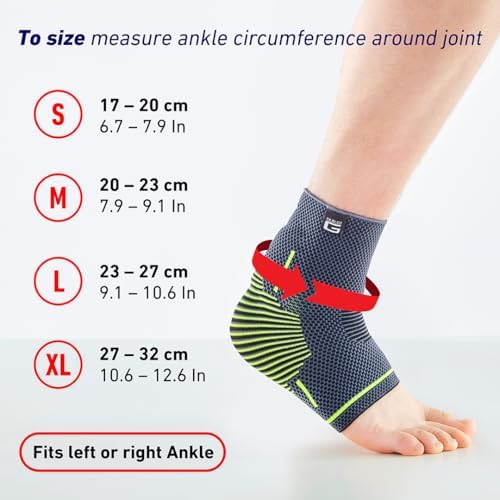 Neo-G Achilles Tendon Support With Silicone Tendon Cushion - Achilles Tendonitis Brace Ankle Support For Men And Women – Targeted Ankle Compression Sleeve - Breathable - Active Plus (Medium)