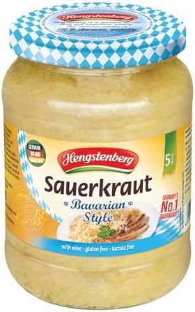 Hengstenberg Bavarian Style Sauerkraut Chucrut 680g - Pack of 6