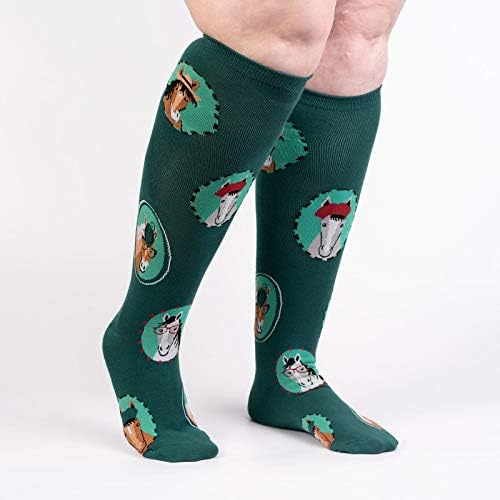 Let That Shiitake Go Women's Wide Calf Knee High Socks