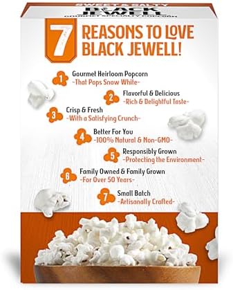 Black Jewell Sweet & Salty Microwave Popcorn, 10.5 Ounces (Pack of 6)