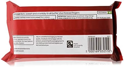 Waitrose Shortbread Fingers 200g